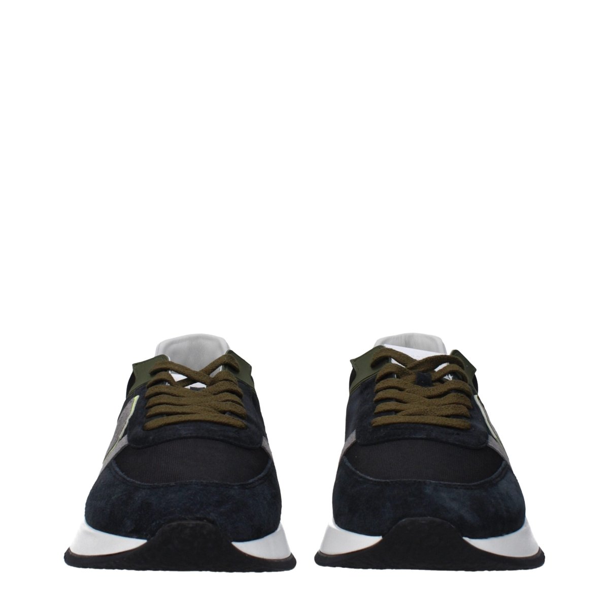 Philippe Model Blue Leather Athletic Sneakers - The Gentlemen's Vault