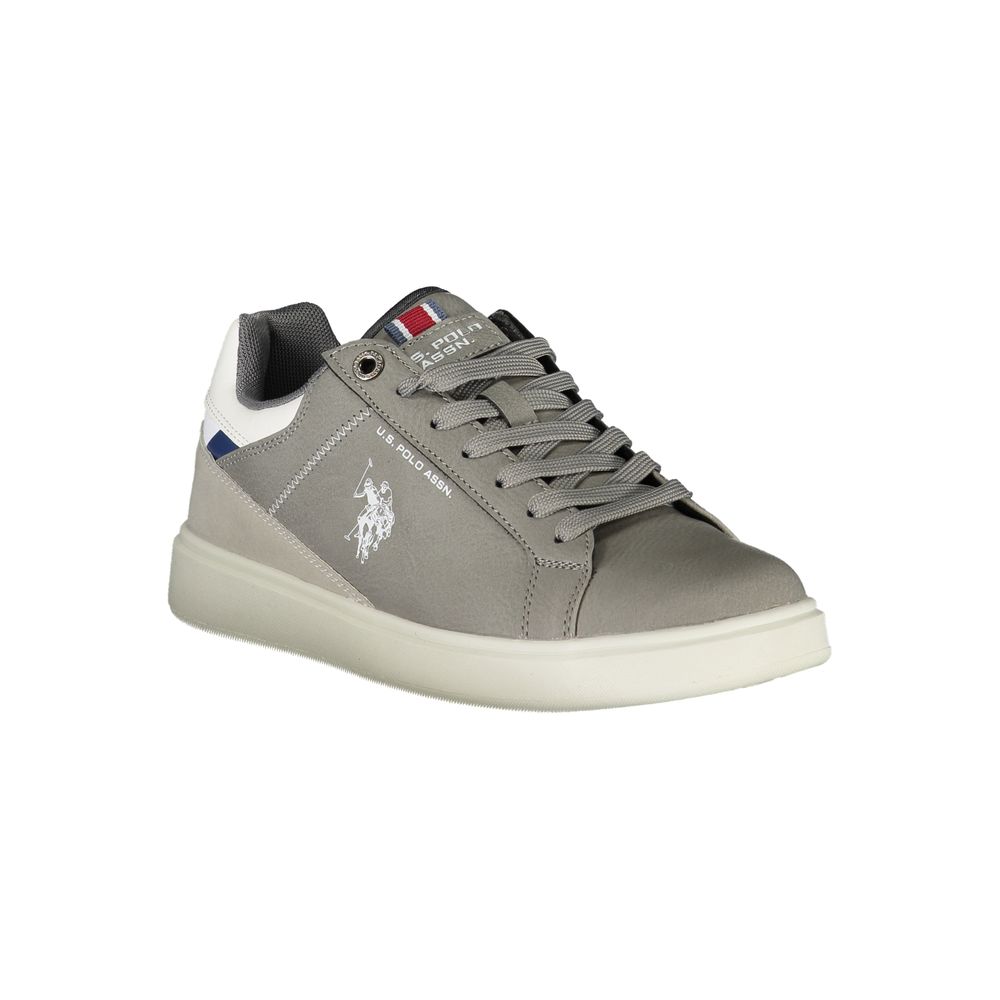 U.S. POLO ASSN. Gray Polyester Sneaker - The Gentlemen's Vault