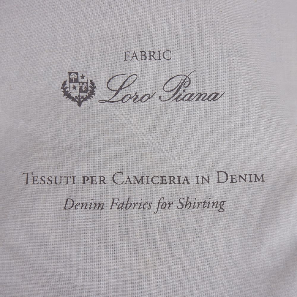 Loro Piana Made in Italy Blue Cotton Men's Shirt - The Gentlemen's Vault
