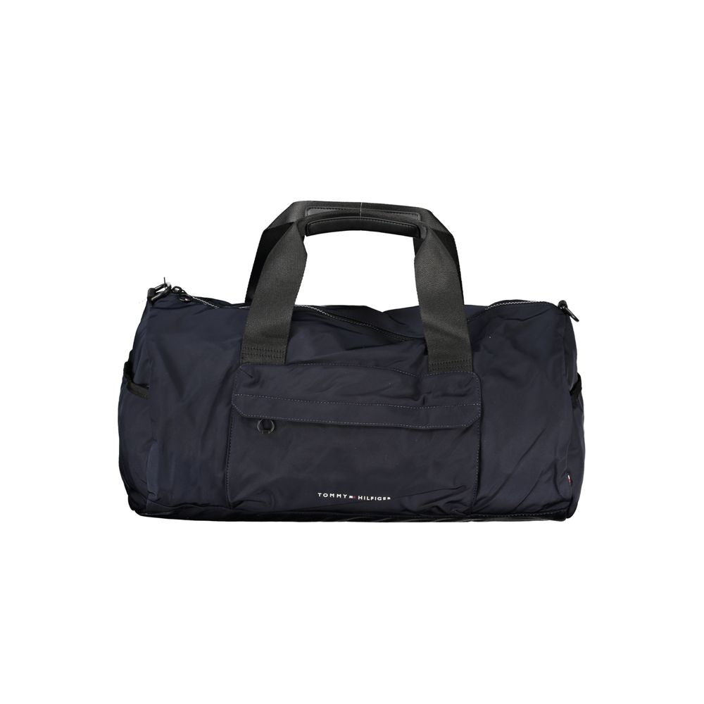 Tommy Hilfiger Blue Polyester Handbag - The Gentlemen's Vault