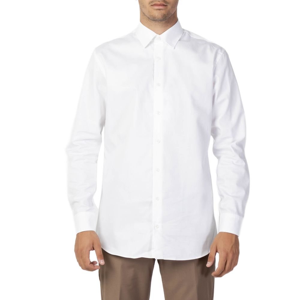 Selected White Cotton Dress Shirt - The Gentlemen's Vault