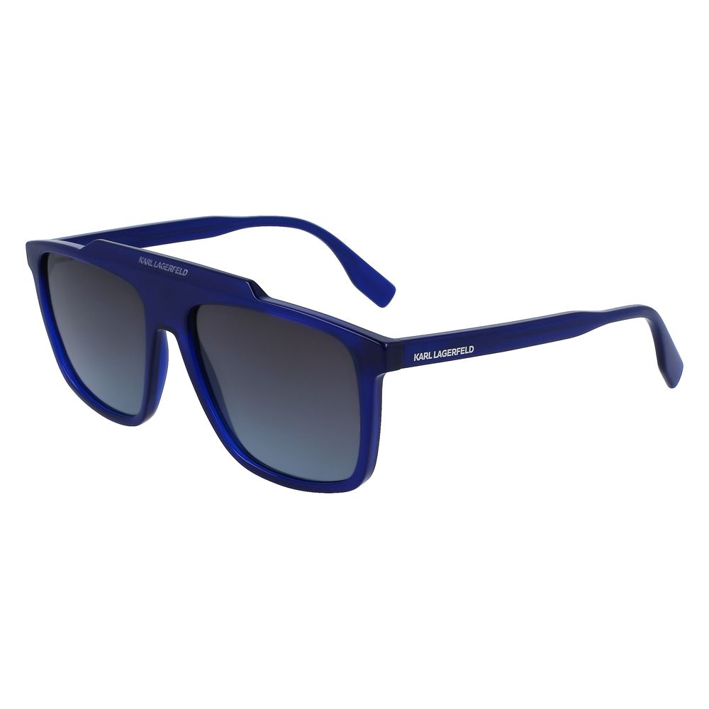 Karl Lagerfeld Blue Injected Sunglasses - The Gentlemen's Vault