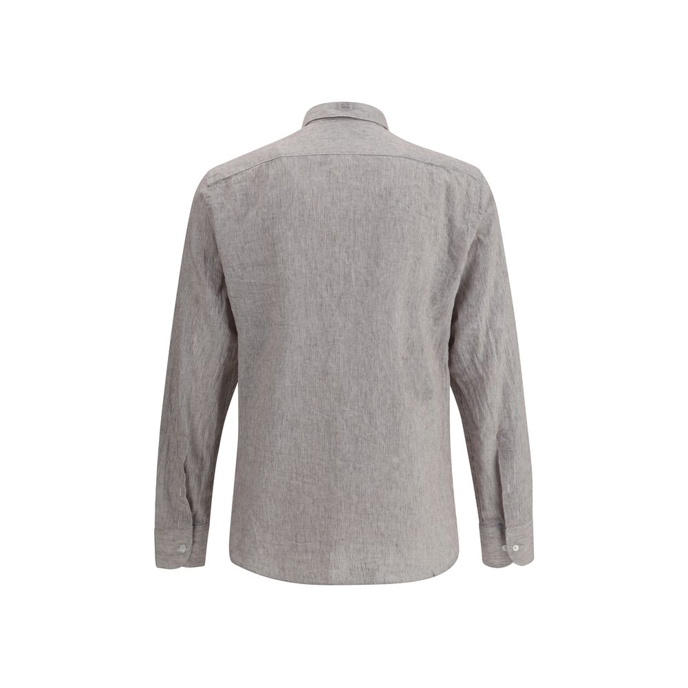 Brooksfield Cotton and linen Shirt - The Gentlemen's Vault