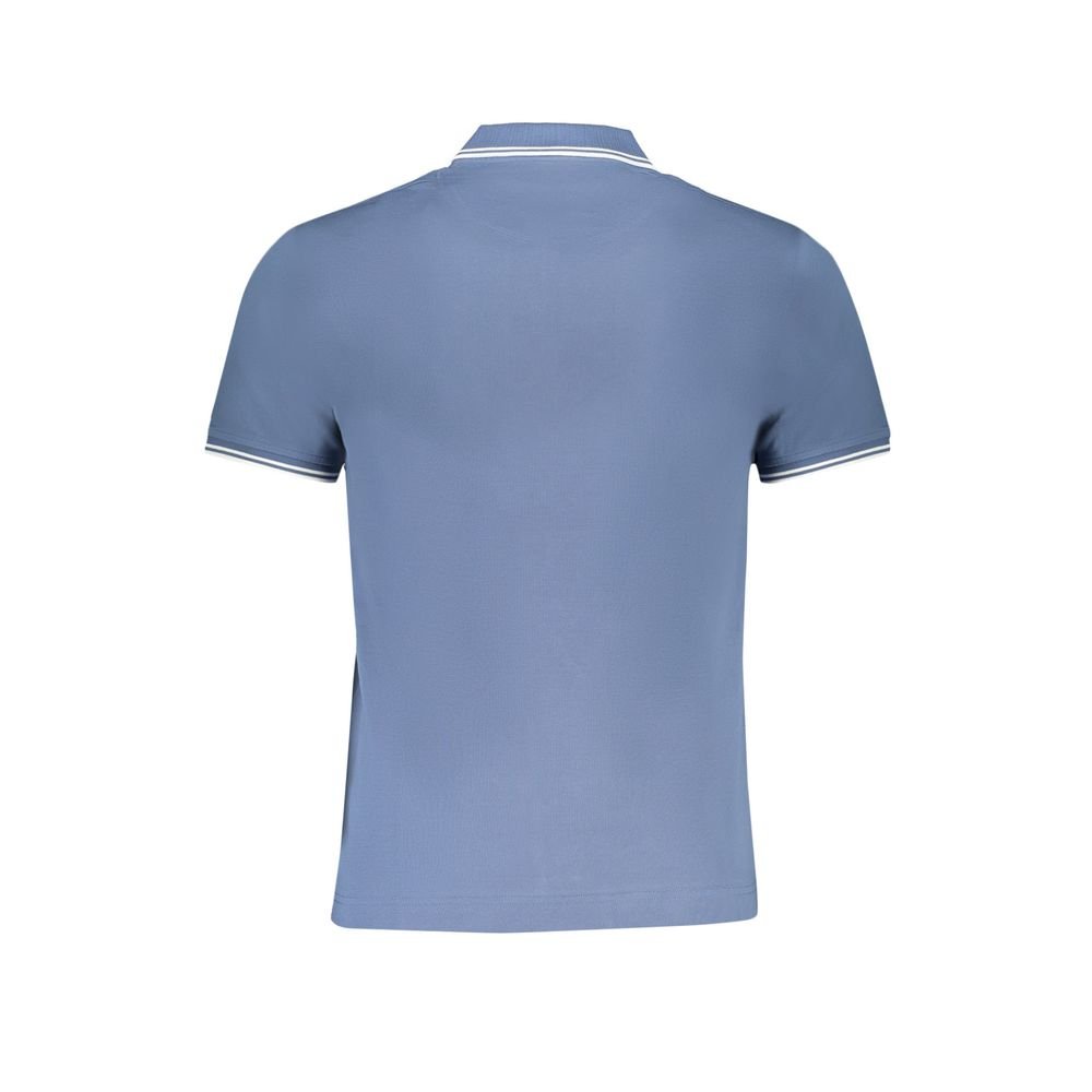 Harmont & Blaine Blue Cotton Polo Shirt - The Gentlemen's Vault