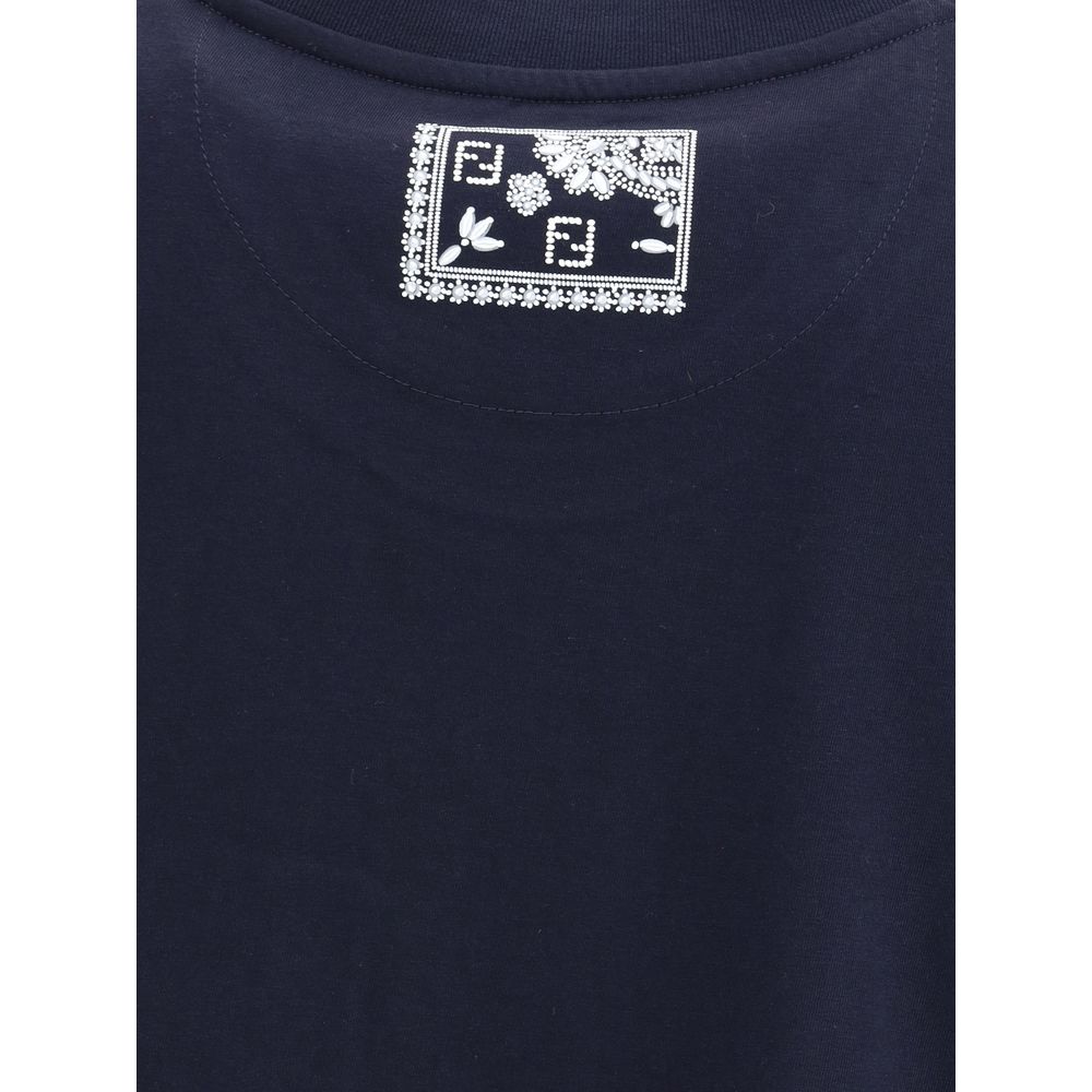 Fendi T-Shirt with bandana print pocket - The Gentlemen's Vault