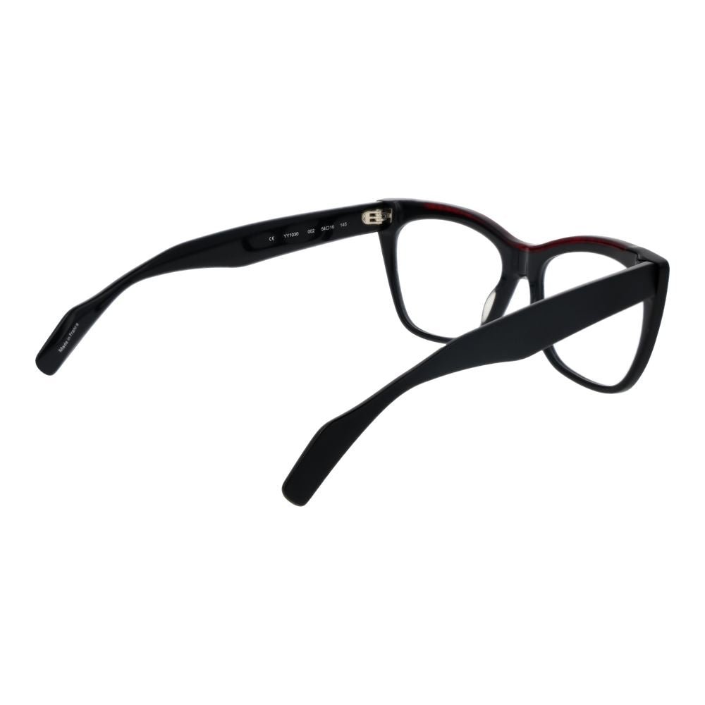 Yohji Yamamoto Black Men Glasses Frame - The Gentlemen's Vault