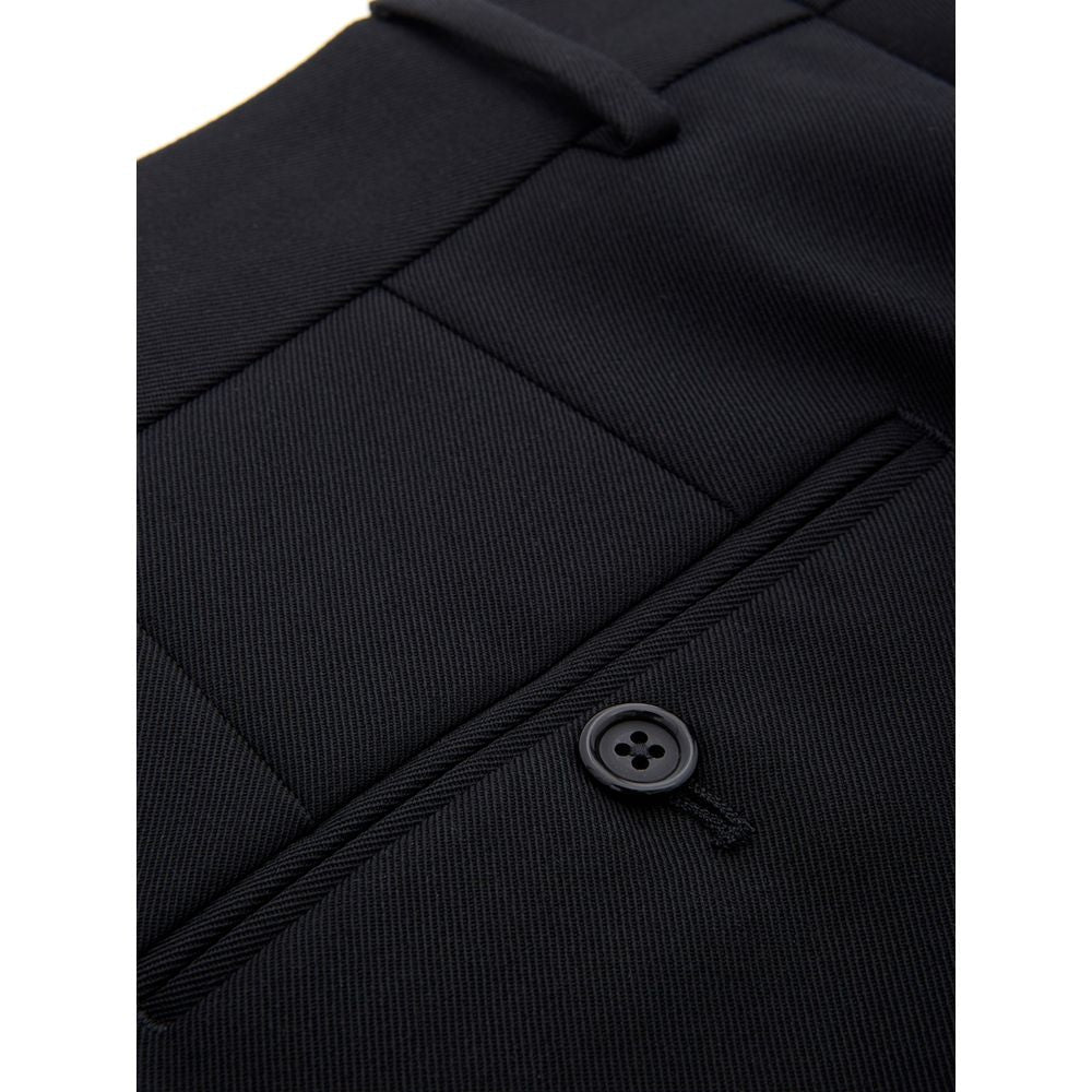 Dolce & Gabbana Elegant Polyester Black Pants for Men - The Gentlemen's Vault