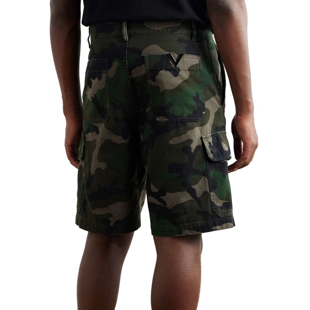 Valentino Camouflage Cargo Shorts - The Gentlemen's Vault