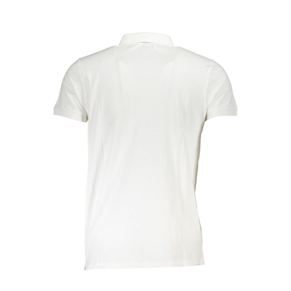 Cavalli Class White Cotton Polo Shirt - The Gentlemen's Vault