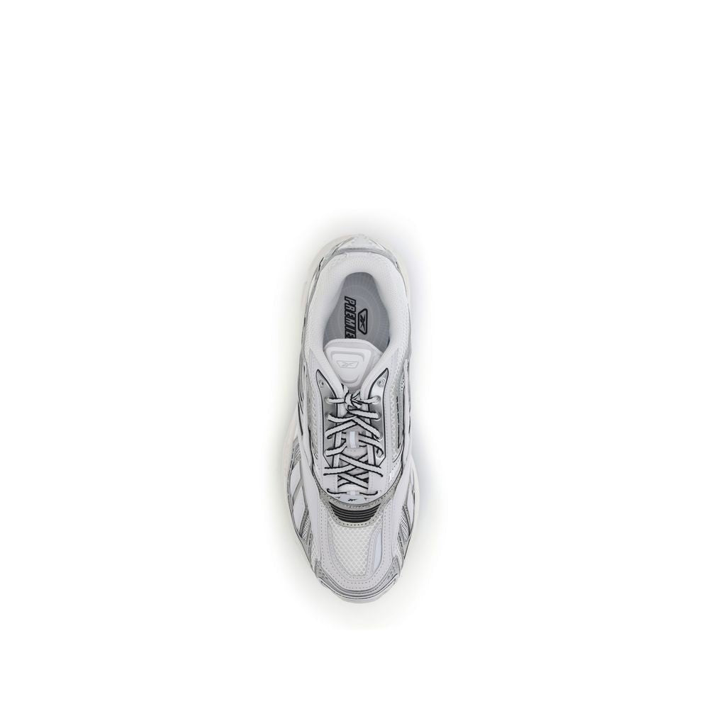 Reebok White Leather Athletic Sneakers - The Gentlemen's Vault
