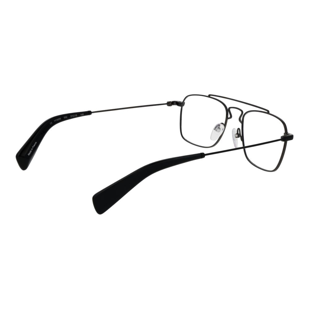 Yohji Yamamoto Black Men Glasses Frame - The Gentlemen's Vault