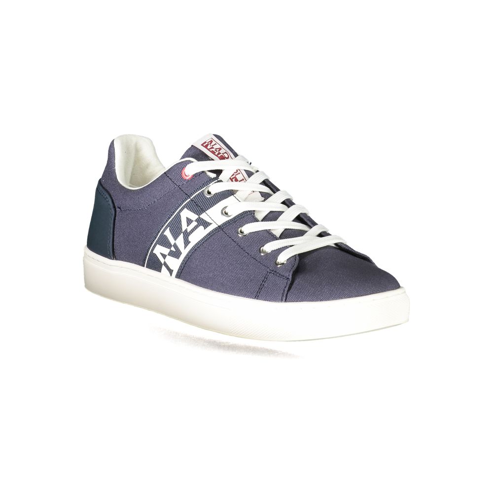 Napapijri Blue Polyester Sneaker - The Gentlemen's Vault