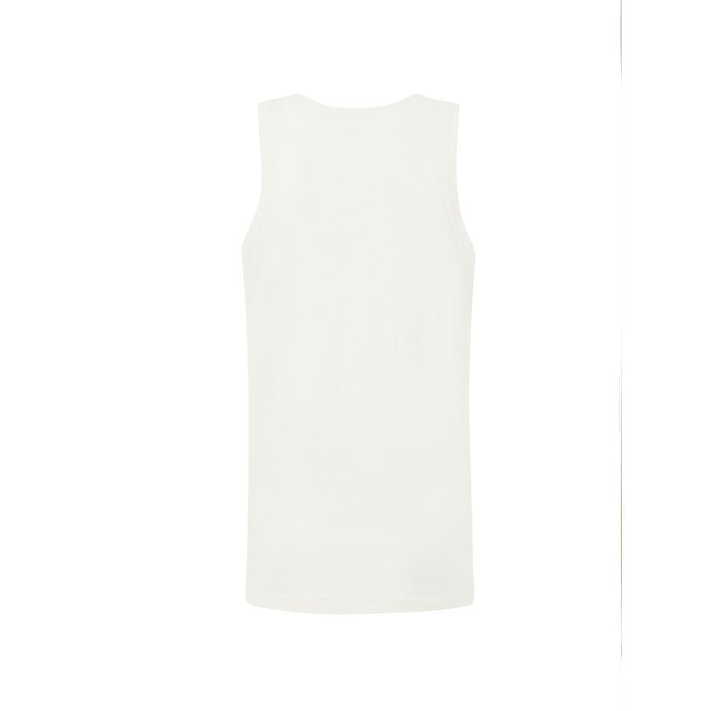 Jil Sander White Cotton Sleveless Jacket - The Gentlemen's Vault