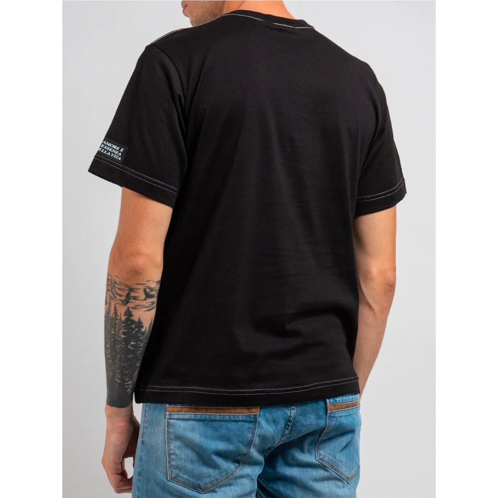 Dolce & Gabbana Black Cotton T-Shirt - The Gentlemen's Vault