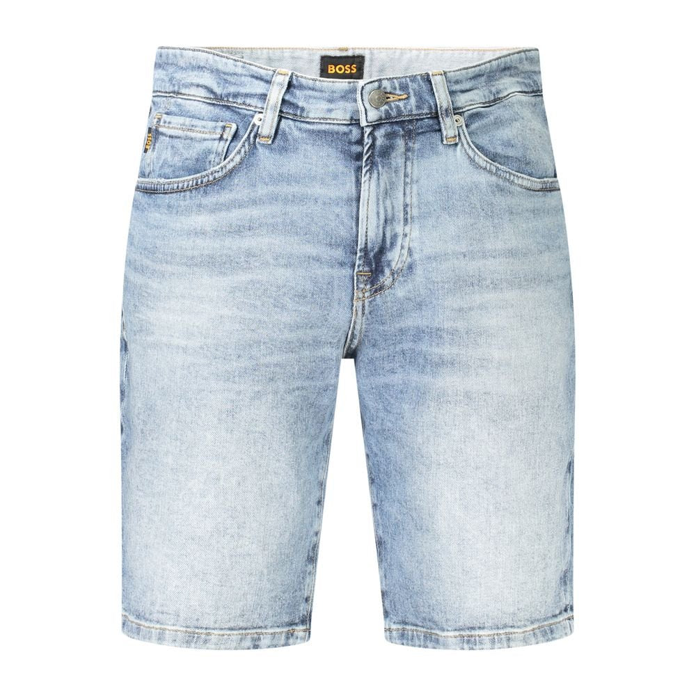 Hugo Boss Blue Cotton Short - The Gentlemen's Vault