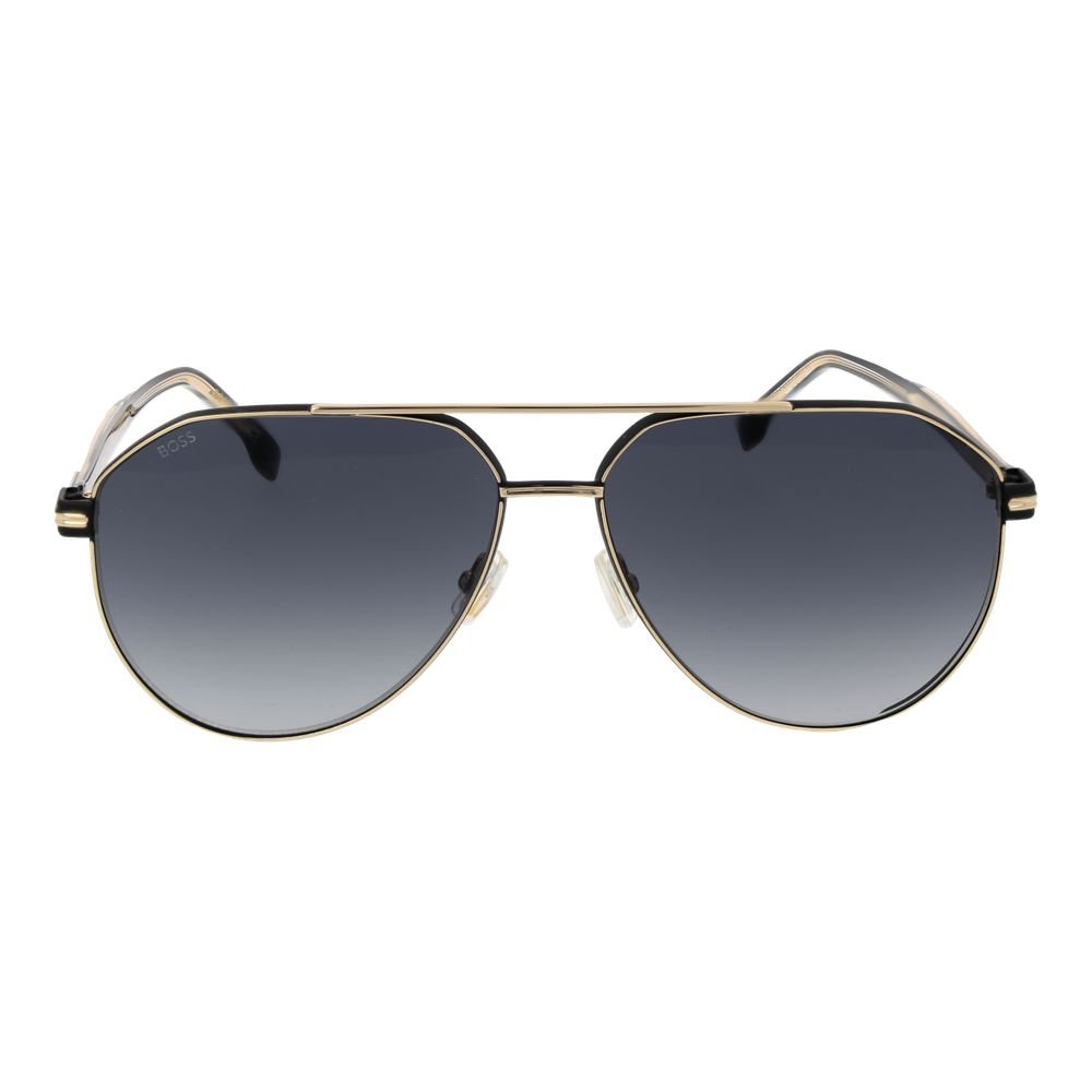 Hugo Boss Gold Acetate & Metal Sunglasses - The Gentlemen's Vault