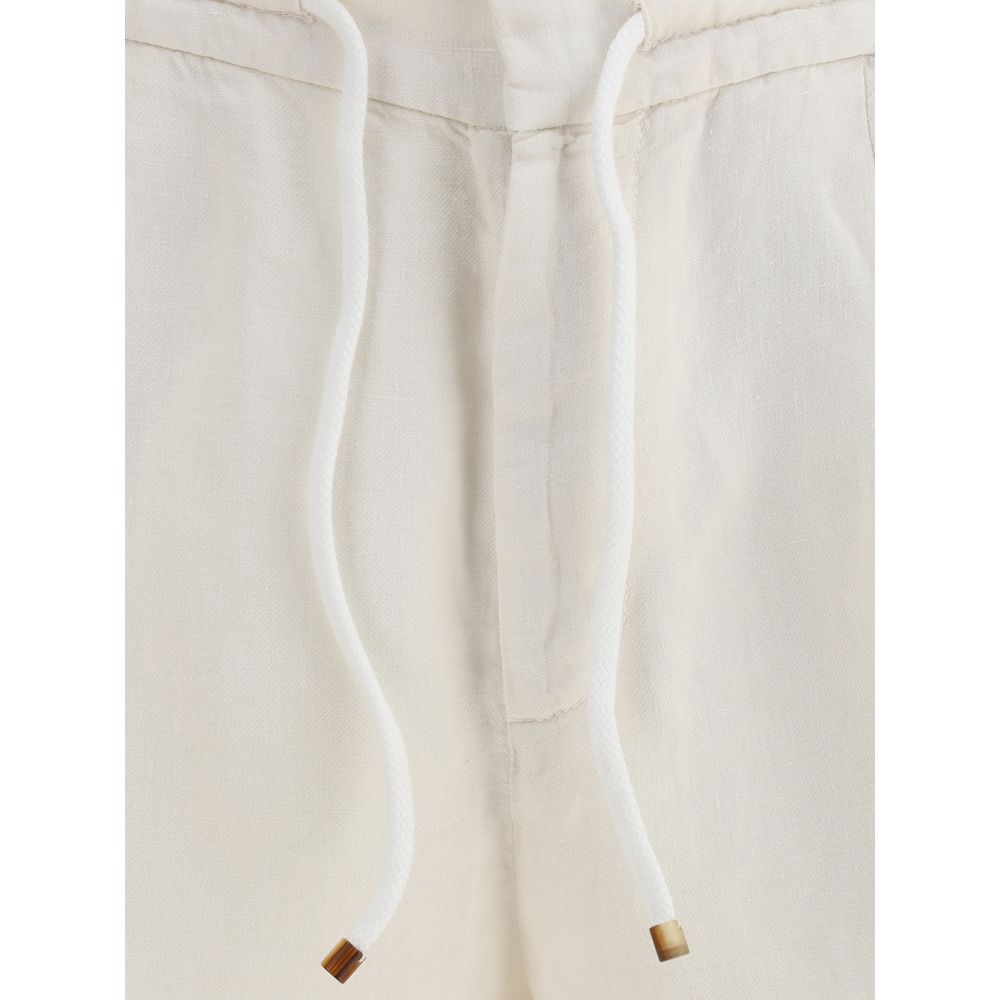 Brunello Cucinelli Linen Dyed Shorts - The Gentlemen's Vault