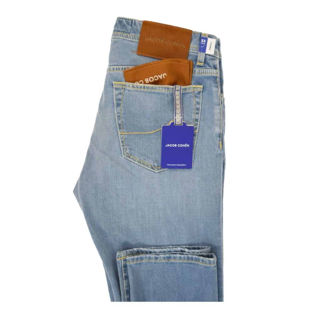 Jacob Cohen Blue Cotton Jeans & Pant - The Gentlemen's Vault