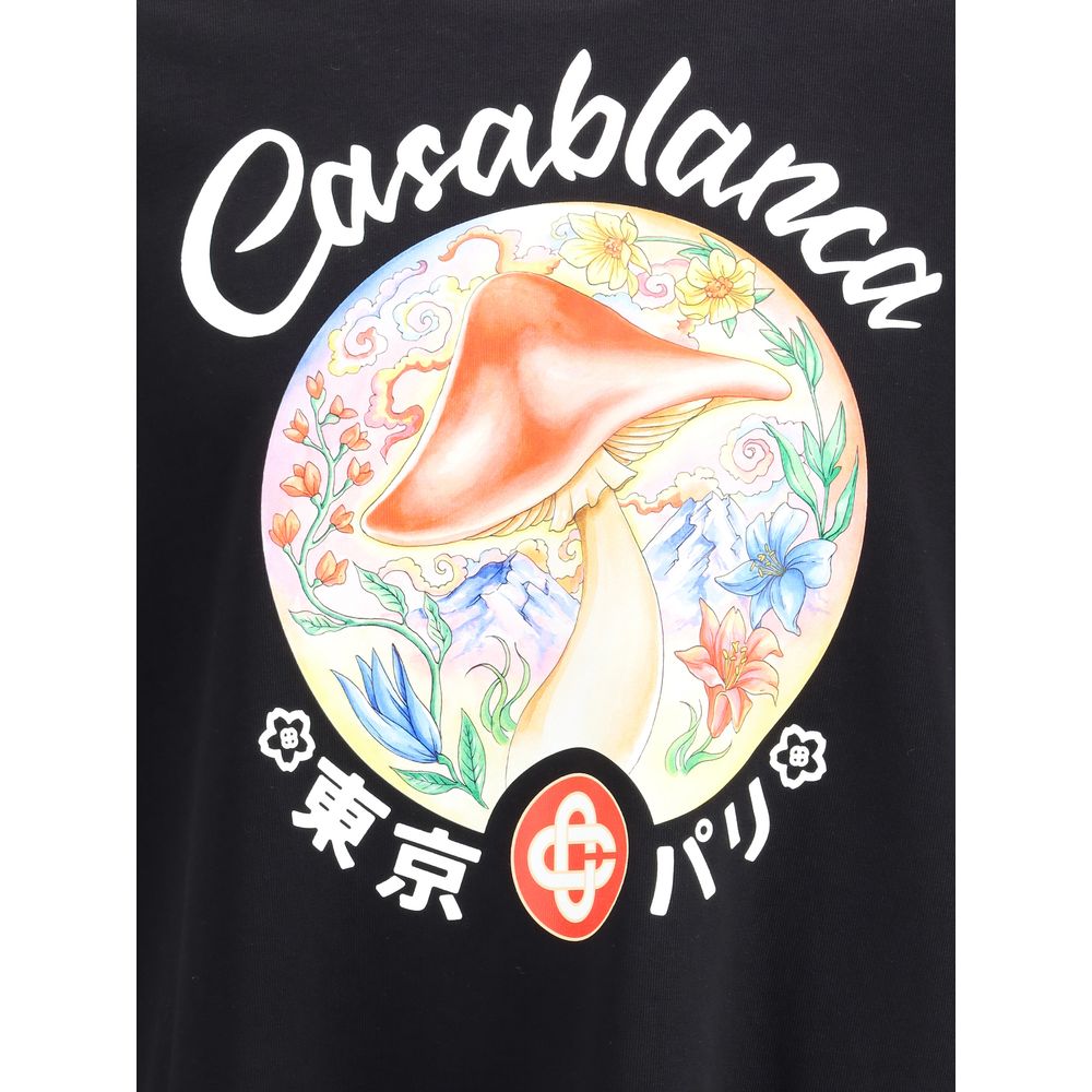 Casablanca Mushroom Emblem printed T-Shirt - The Gentlemen's Vault