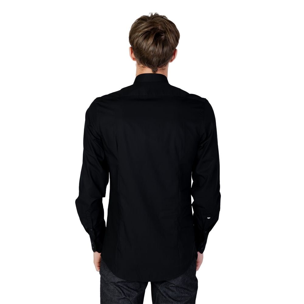 Antony Morato Black Cotton Shirt - The Gentlemen's Vault