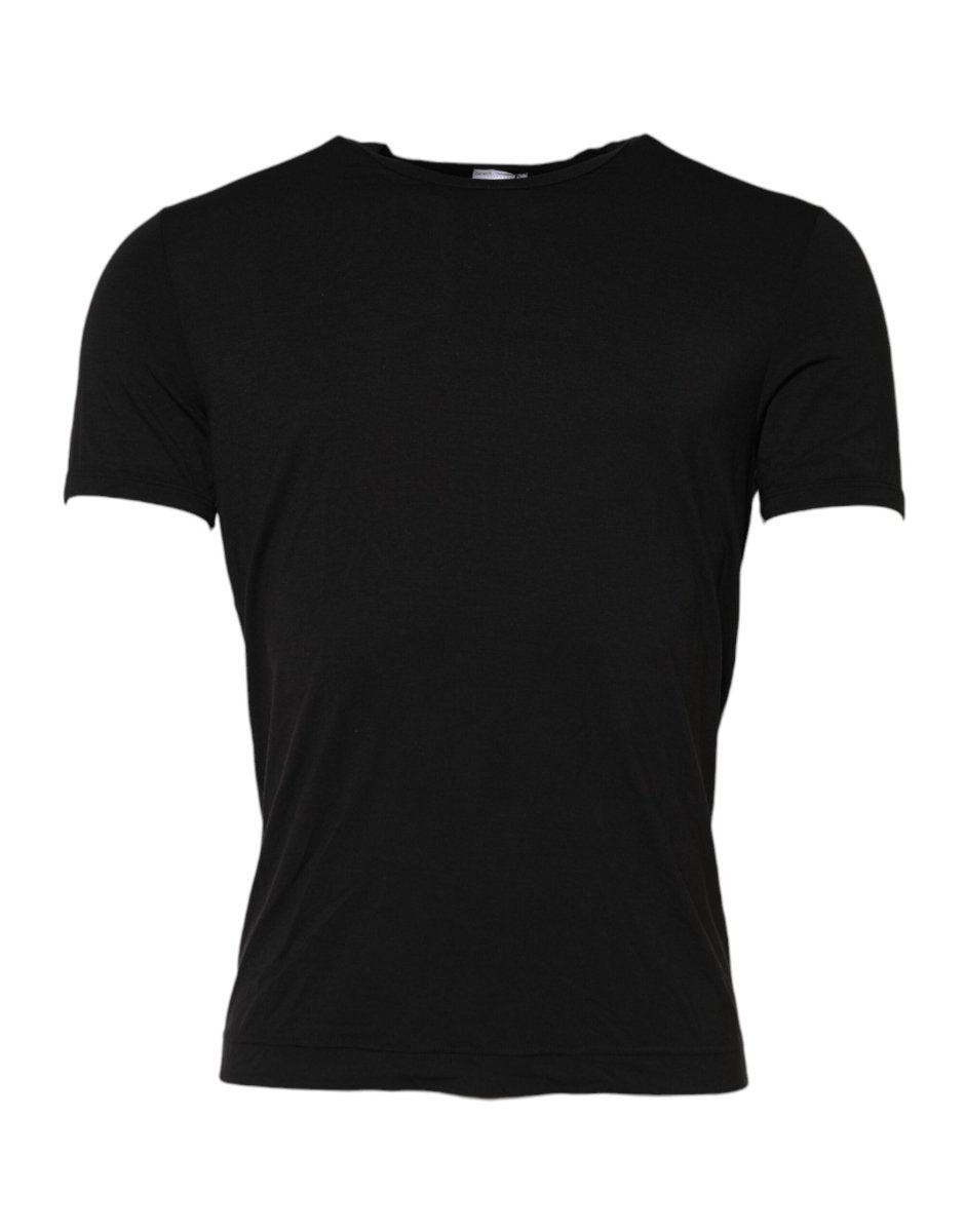 Dolce & Gabbana Black Modal Men Crew Neck Underwear T-shirt - The Gentlemen's Vault