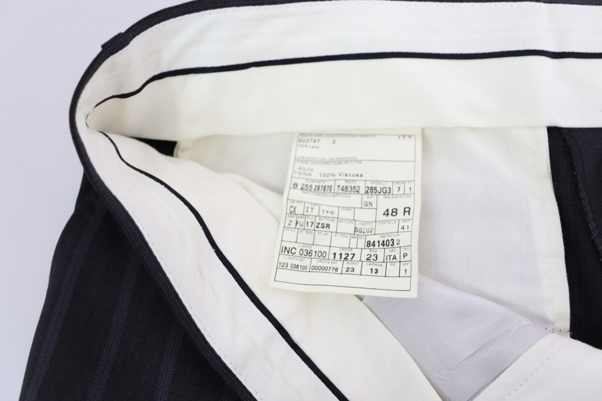 Dolce & Gabbana Gray Wool Blend Formal Trousers Pants - The Gentlemen's Vault