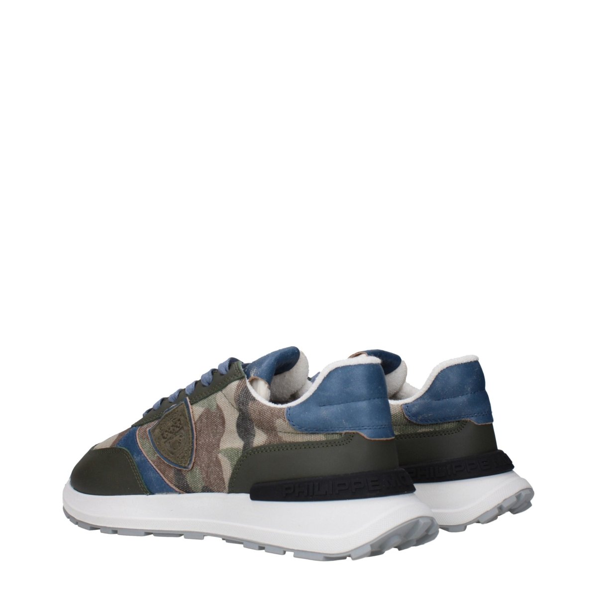 Philippe Model Green Fabric Athletic Sneakers - The Gentlemen's Vault