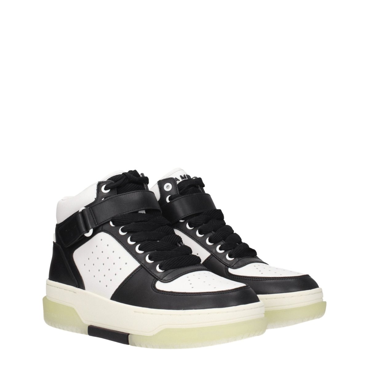 Amiri Black Leather High Tops - The Gentlemen's Vault
