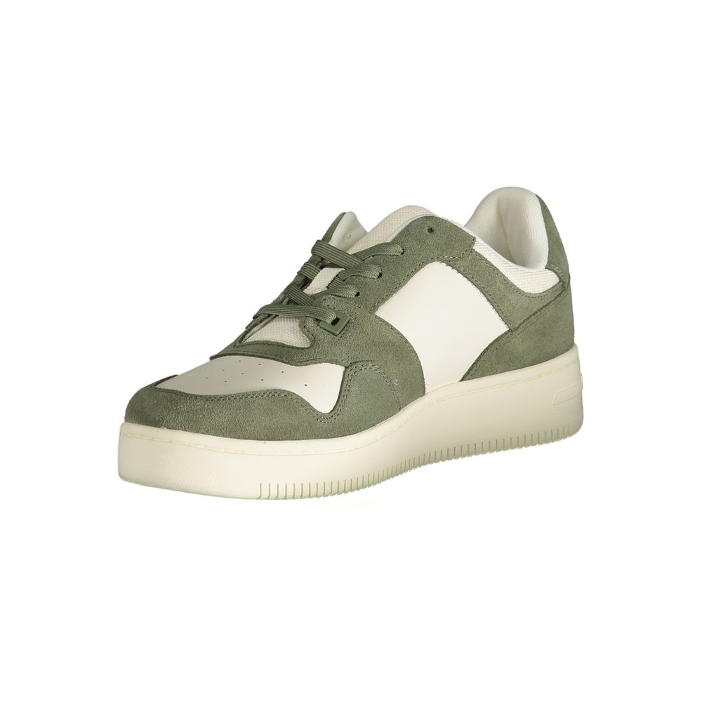 Tommy Hilfiger Green Polyester Sneaker - The Gentlemen's Vault