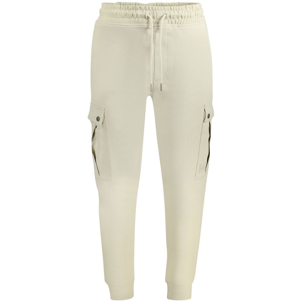Hugo Boss Beige Cotton Jogger - The Gentlemen's Vault