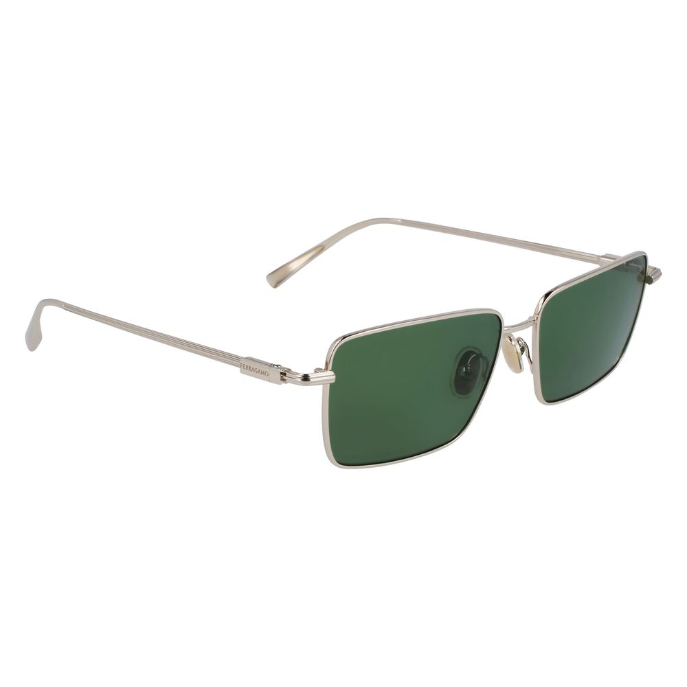 Ferragamo Gold Metal Sunglasses - The Gentlemen's Vault