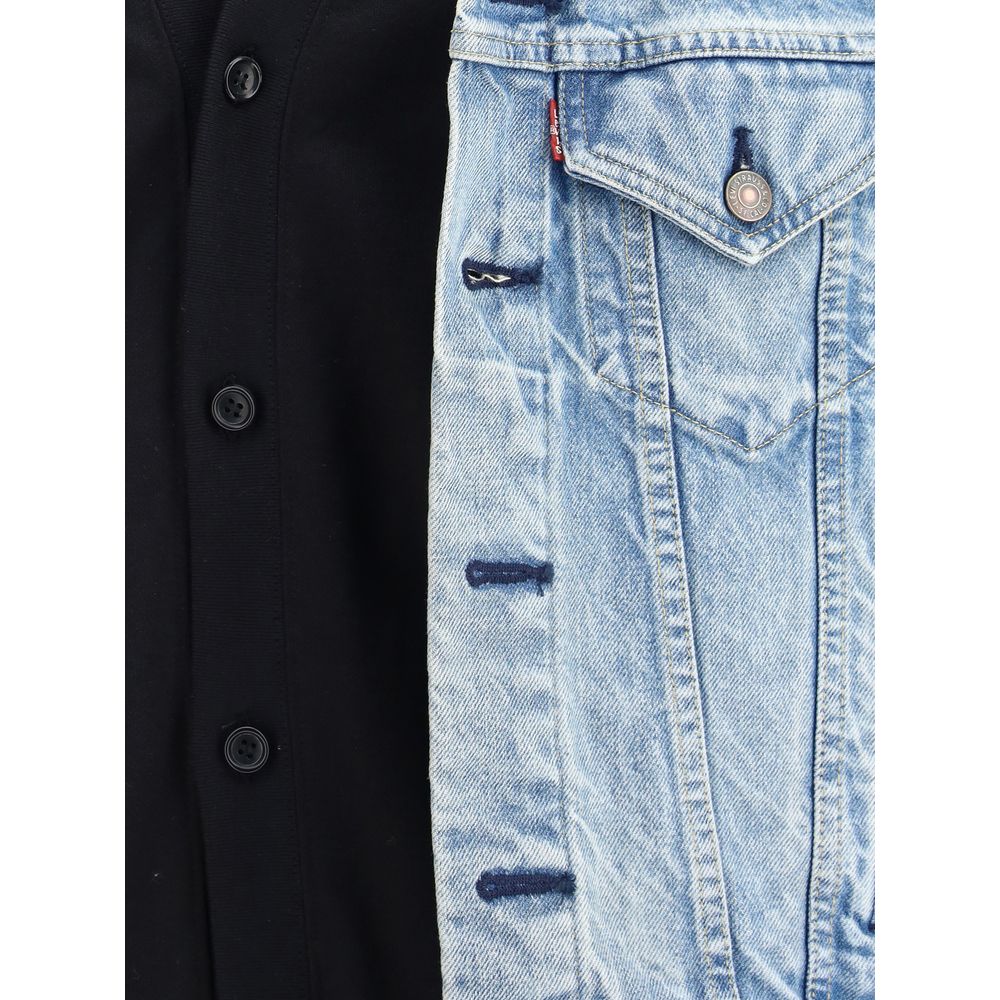 Junya Watanabe Denim Jacket with Cardigan - The Gentlemen's Vault