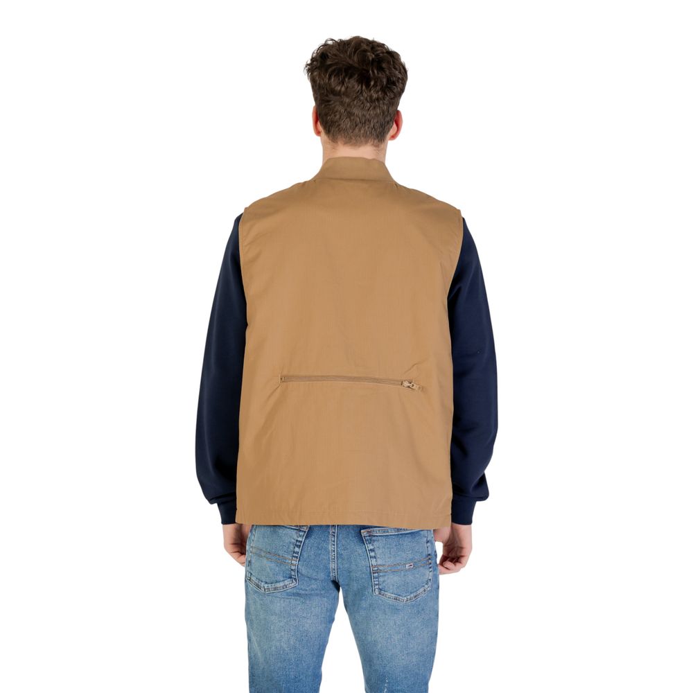 Vans Beige Cotton Sleveless Jacket - The Gentlemen's Vault