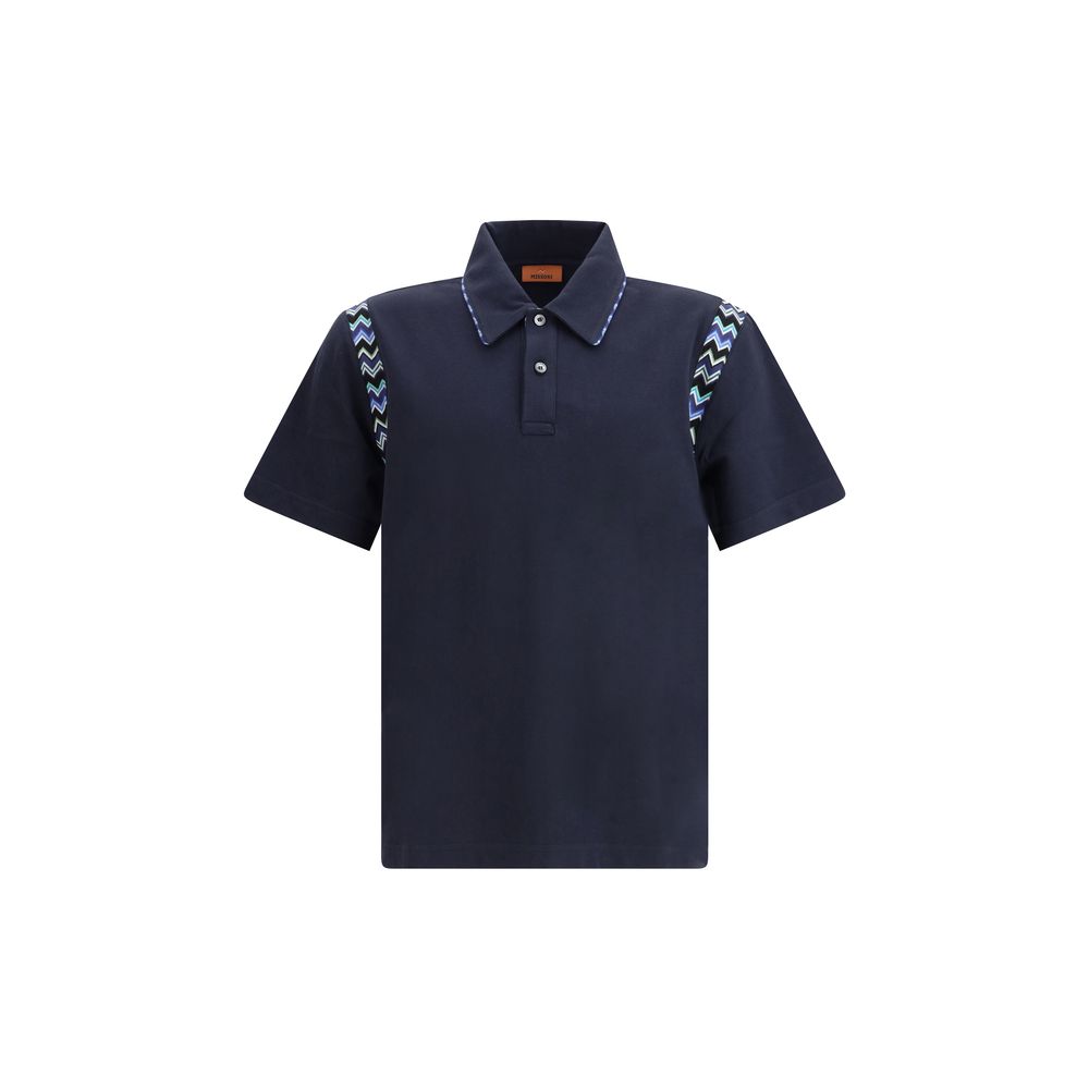 Missoni Polo Shirt with ZigZag details - The Gentlemen's Vault