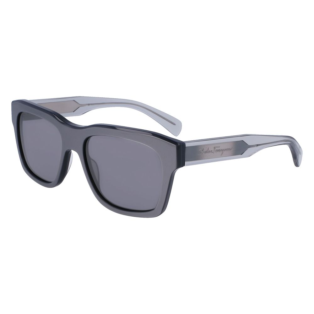 Ferragamo Gray Acetate Sunglasses - The Gentlemen's Vault
