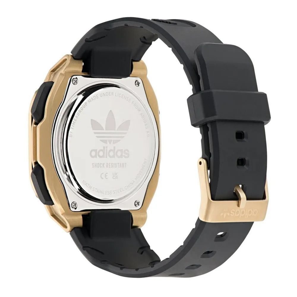 Adidas Black Synthetic Sport Watch - The Gentlemen's Vault