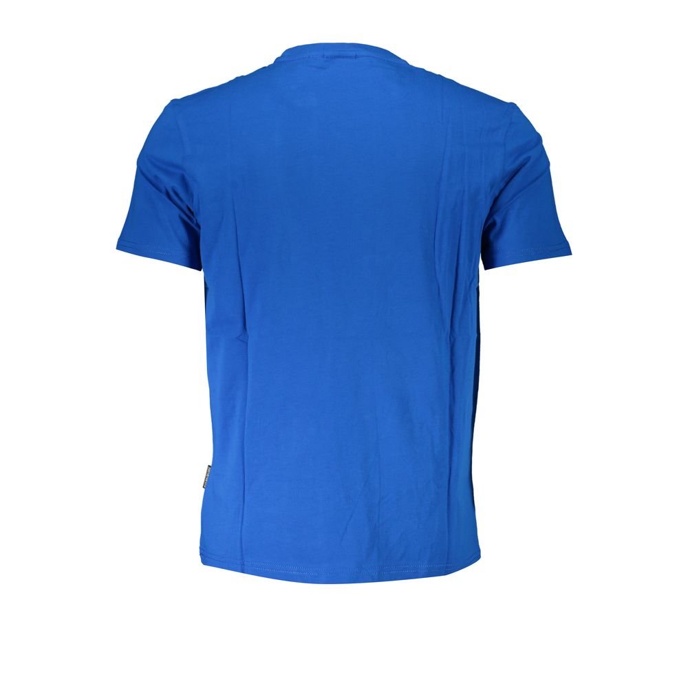 Napapijri Blue Cotton T-Shirt - The Gentlemen's Vault