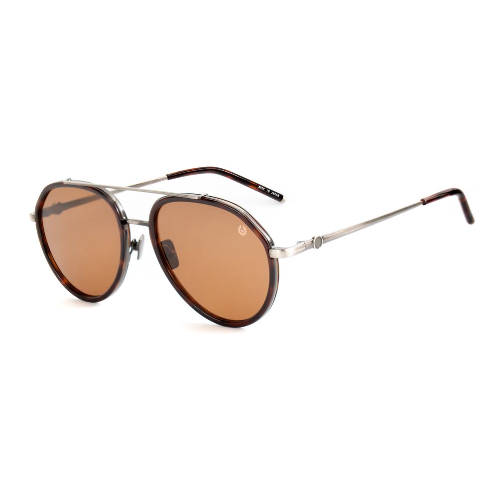 Belstaff Brown Stainless Steel Sunglasses - The Gentlemen's Vault