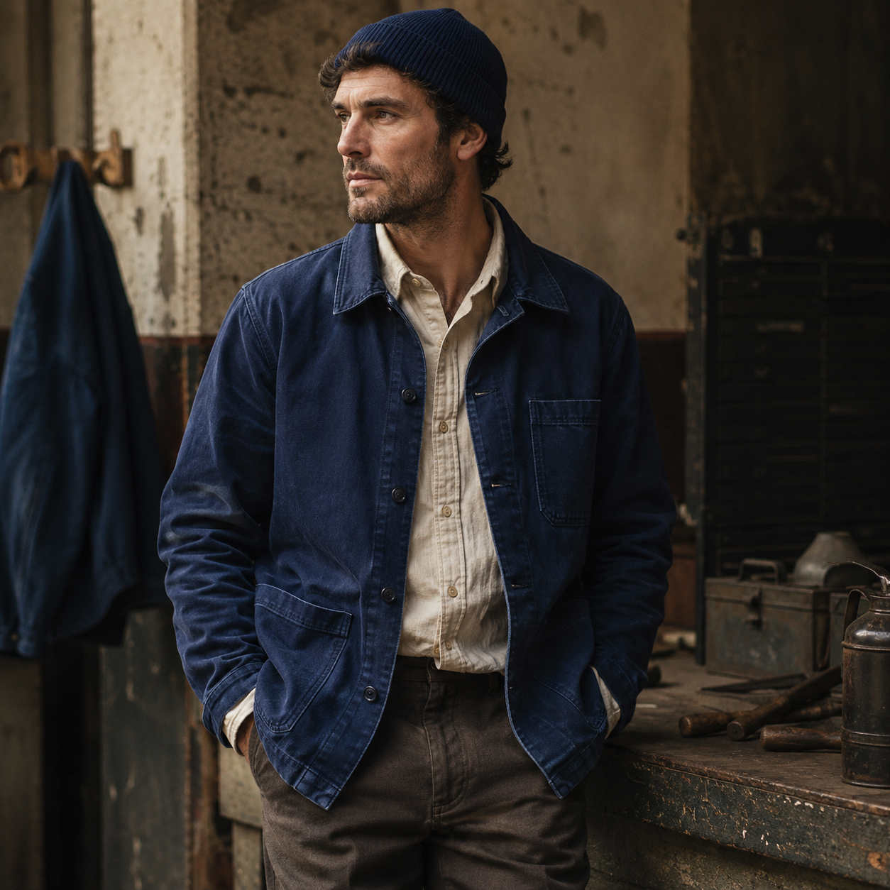 Chore coat heren 2026 — duck canvas werkjas premium streetwear Carhartt WIP Wales Bonner