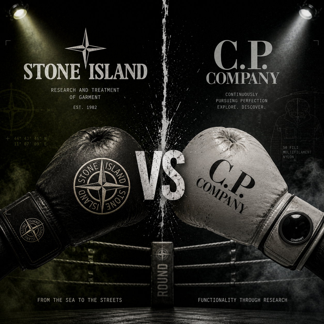 Verschil tussen Stone Island & C.P. Company