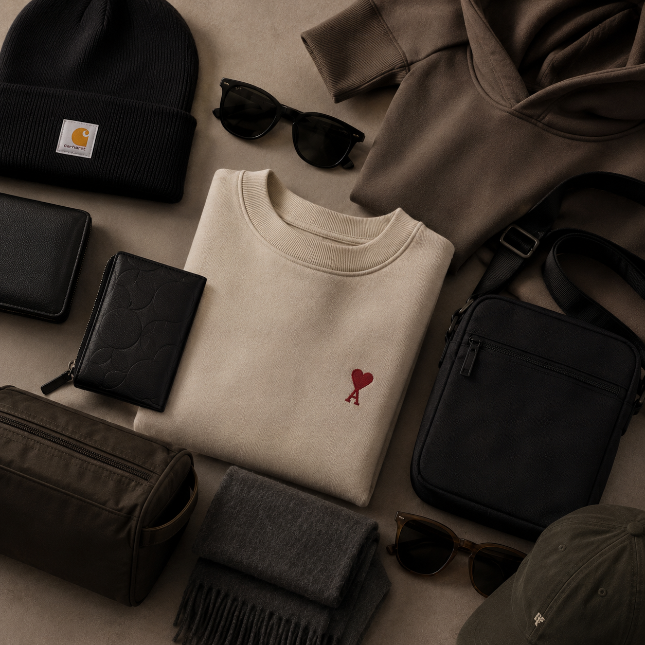Verjaardagscadeau man — premium kleding en accessoires van Stone Island, Ami Paris en Carhartt WIP