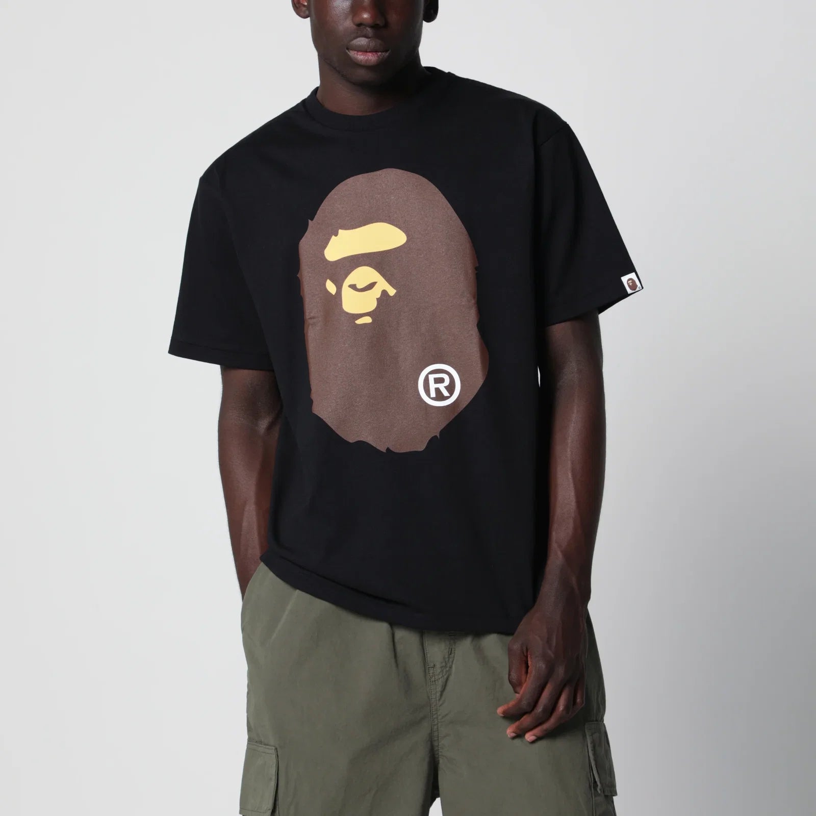BAPE Big Ape Head T-shirt Zwart-thumbmail-1