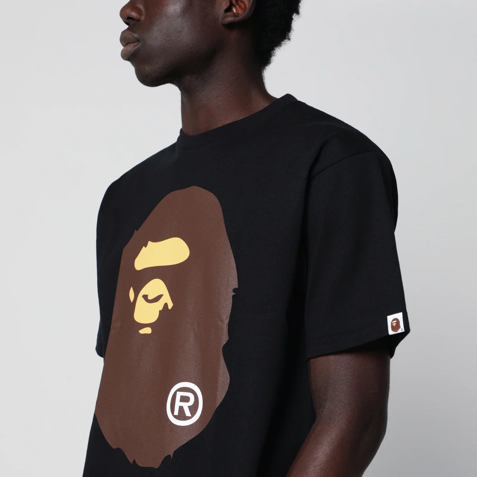 BAPE Big Ape Head T-shirt Zwart-thumbmail-2