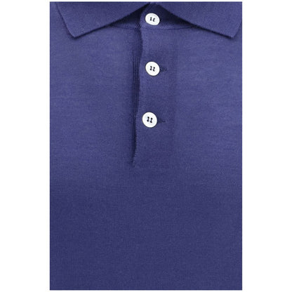 Brunello Cucinelli Blue Cashmere Dress Shirt