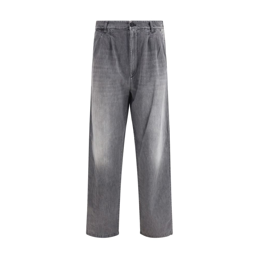 Margiela Gray Cotton Jeans Denim