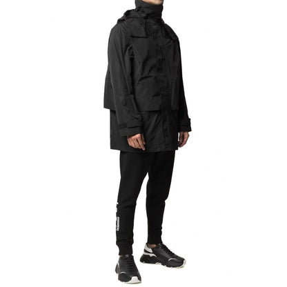 Dsquared² Black Nylon Shell Jacket