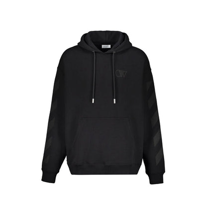 Off-White Black Cotton Sweatshirt