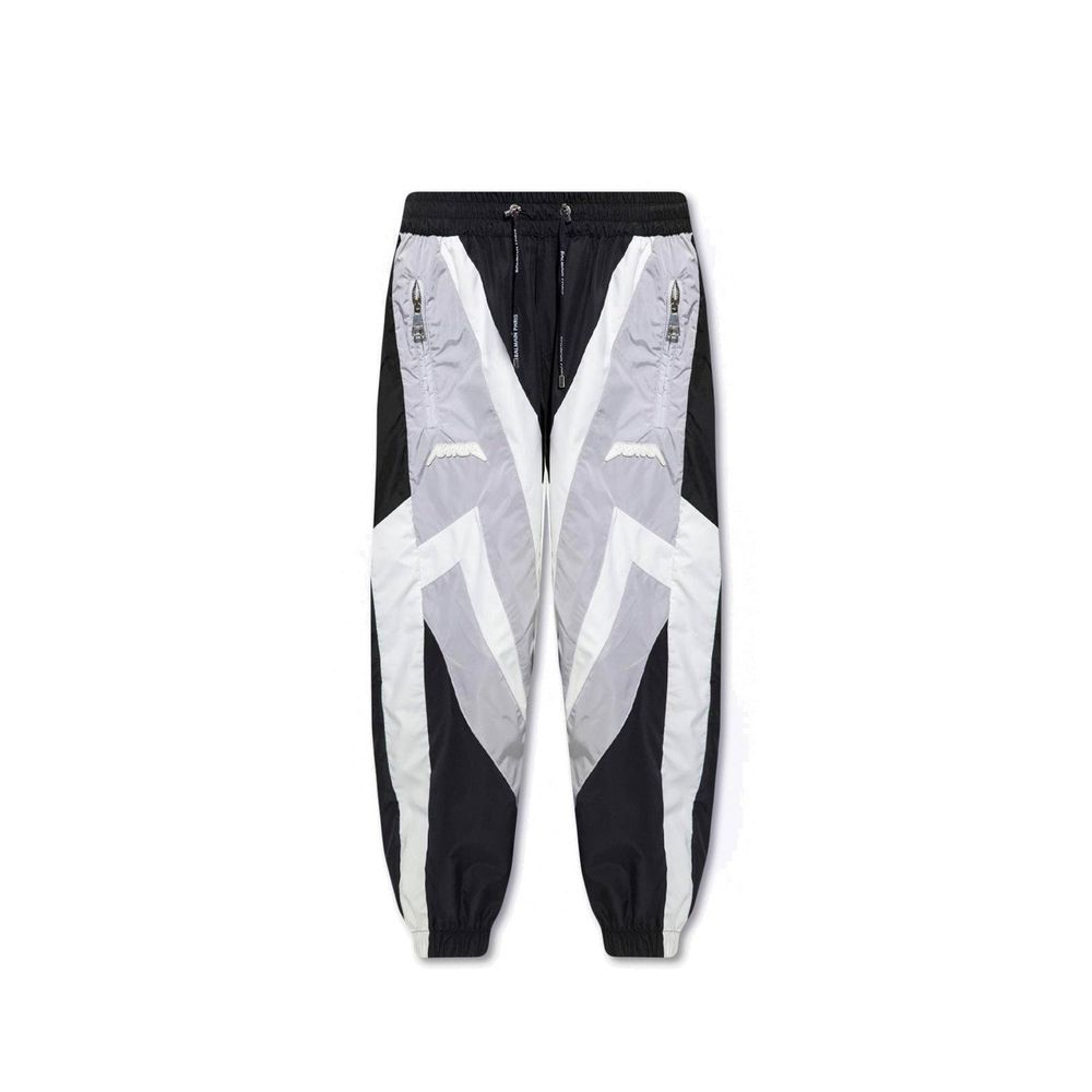Balmain Black Polyester Athletic Pants