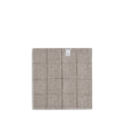Brunello Cucinelli Beige Silk Pocket Square