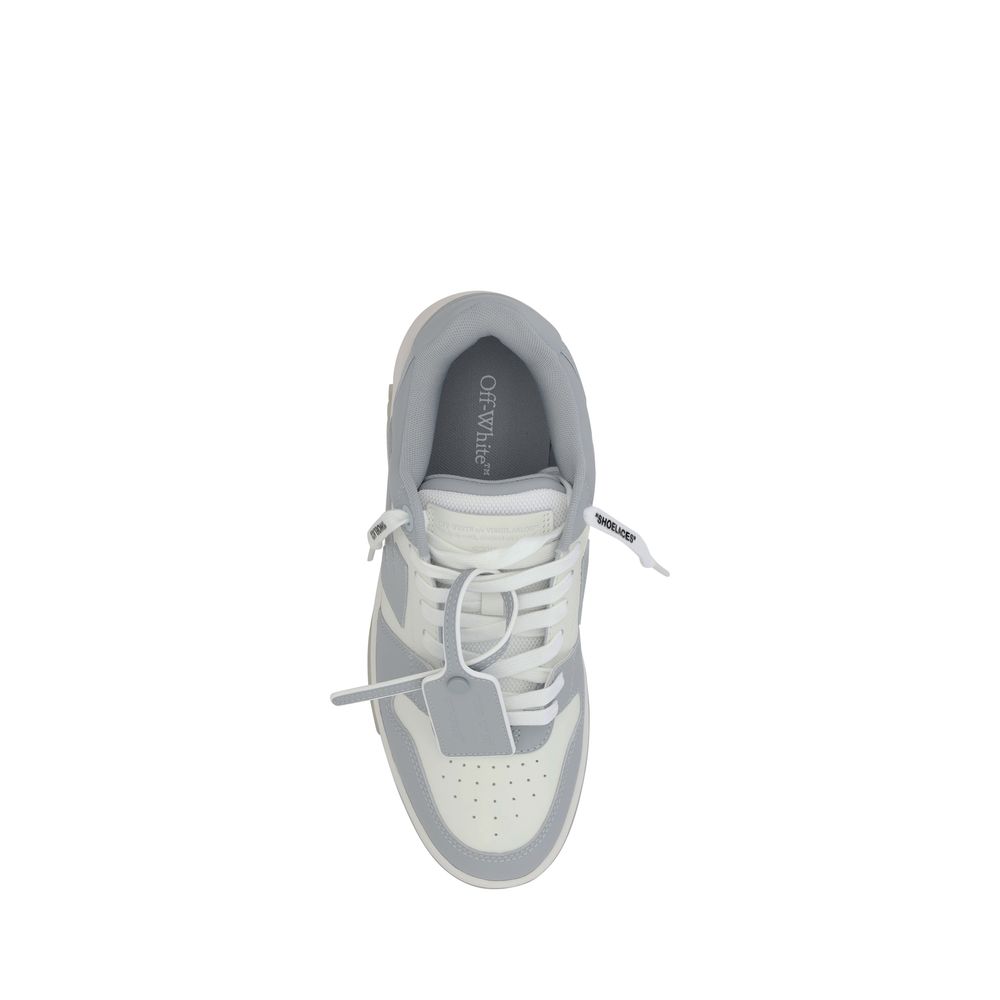 Off-White Gray Rubber Low Top Sneakers